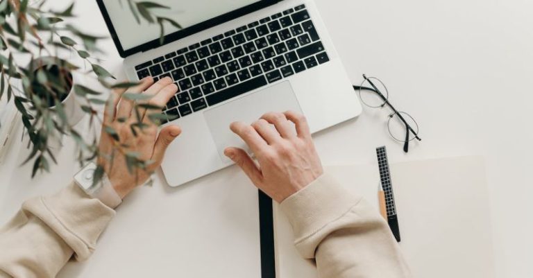 Productivity Life Hack - Person in Beige Long Sleeve Shirt Using Macbook Pro