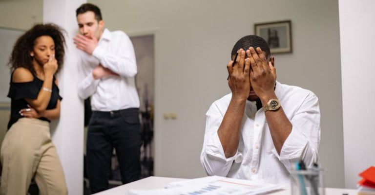 Teamwork Concept - Man in White Dress Shirt Covering His Face