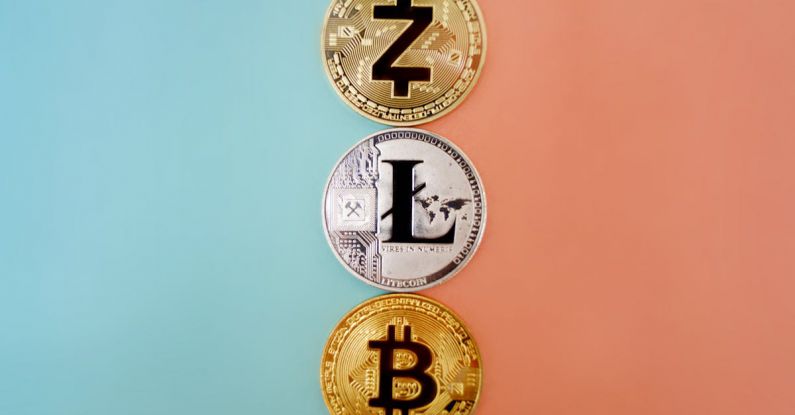 Digital Money - Three Round Silver-and-gold-colored Coins