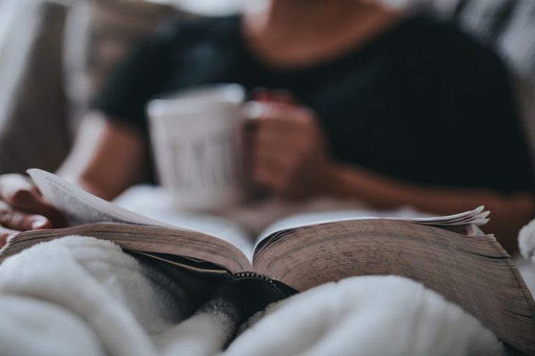 Relax - person holding coffee mug