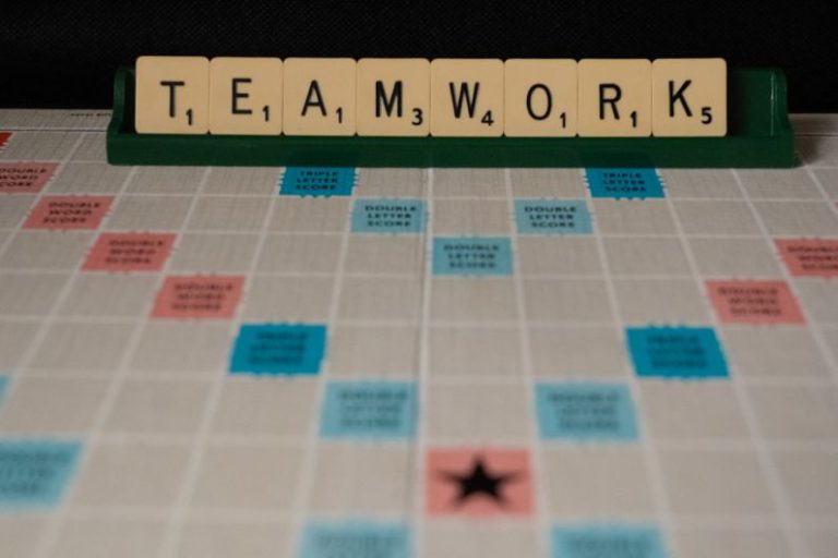 Leadership - black and brown checkered textile