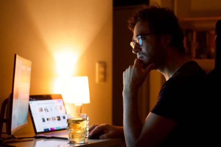 Entrepreneurship - woman in black shirt wearing eyeglasses